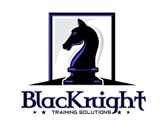 BlacKnight Training Solutions logo design by LogoInvent