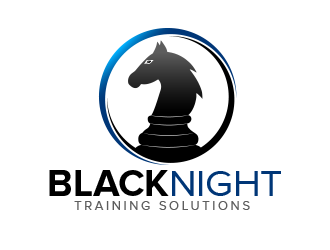BlacKnight Training Solutions logo design by BeDesign