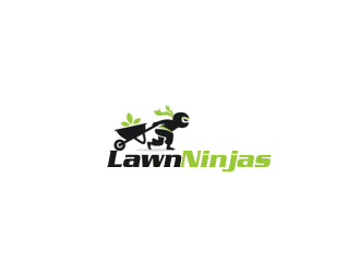 Lawn Ninjas logo design by kanal