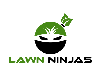 Lawn Ninjas logo design by maseru