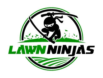 Lawn Ninjas logo design by jaize