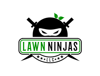 Lawn Ninjas logo design by bricton