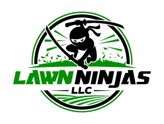 Lawn Ninjas logo design by jaize