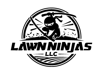 Lawn Ninjas logo design by jaize