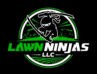 Lawn Ninjas logo design by jaize