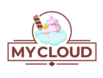 My cloud logo design by DreamLogoDesign