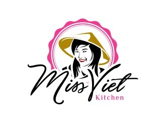 miss viet kitchen logo design by AisRafa