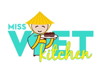 miss viet kitchen logo design by Preet