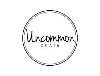 Uncommon crate logo design by Lovoos