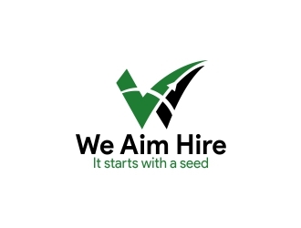 We Aim Hire logo design by amar_mboiss