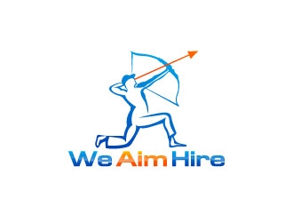We Aim Hire logo design by uttam