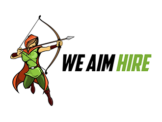 We Aim Hire logo design by Optimus