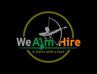 We Aim Hire logo design by josephope