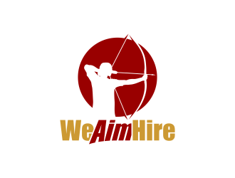 We Aim Hire logo design by ekitessar