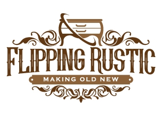 Flipping Rustic logo design by jaize