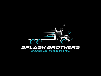 Splash Brothers Mobile Wash Inc. logo design by Shina