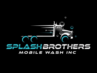 Splash Brothers Mobile Wash Inc. logo design by DreamLogoDesign