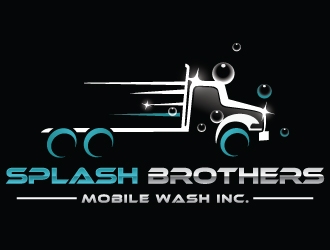 Splash Brothers Mobile Wash Inc. logo design by Suvendu