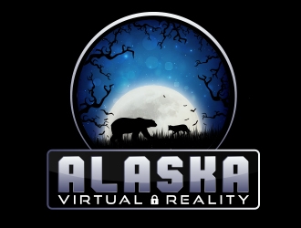 Alaska Virtual Reality logo design by fawadyk