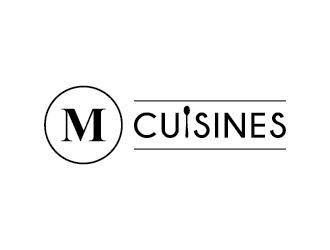 M Cuisines logo design by Fear