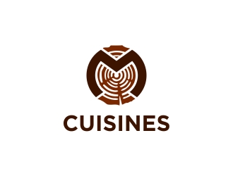M Cuisines logo design by CreativeKiller