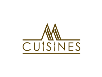 M Cuisines logo design by narnia