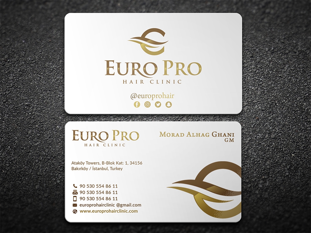Euro Pro Hair Clinic logo design by aamir