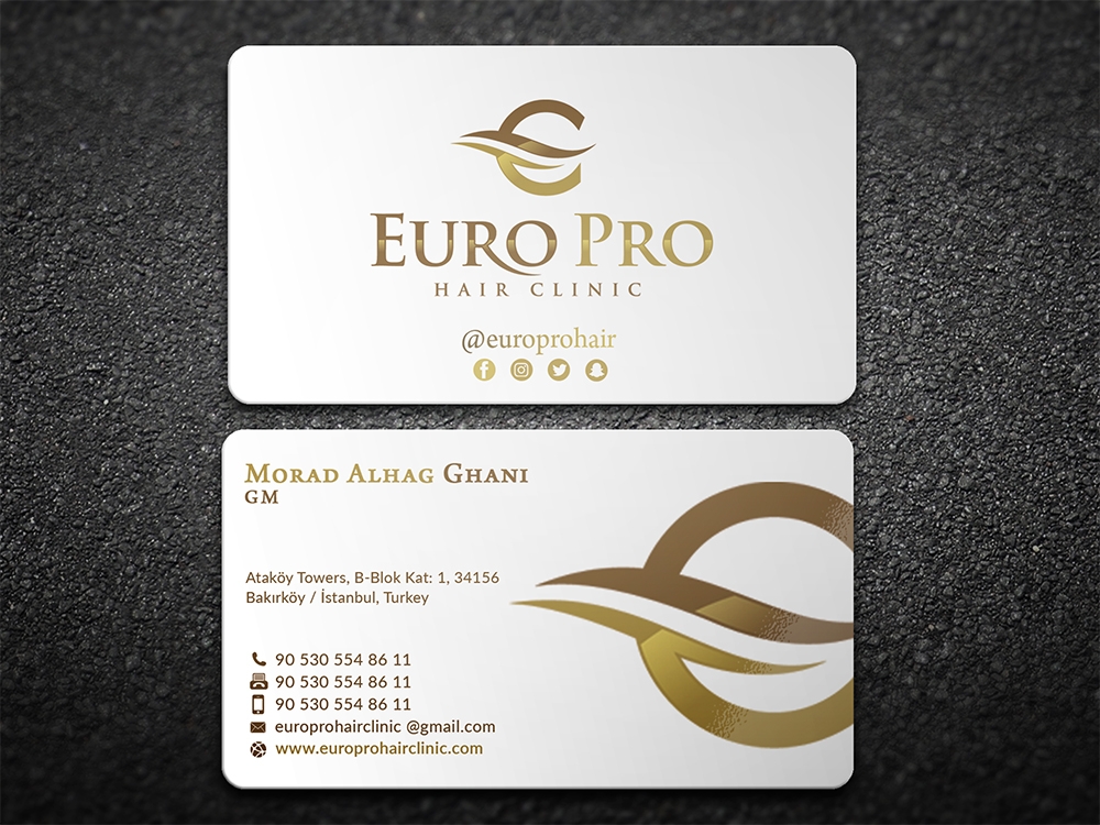 Euro Pro Hair Clinic logo design by aamir