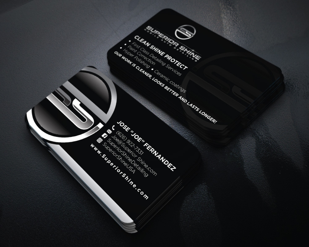 Superior Shine logo design by Boomstudioz