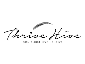 Thrive Hive logo design by shere