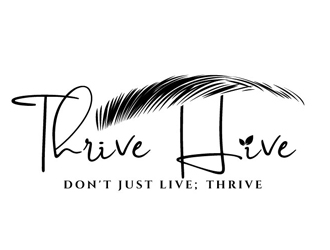 Thrive Hive logo design by shere