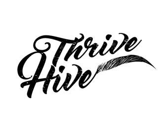 Thrive Hive logo design by shere