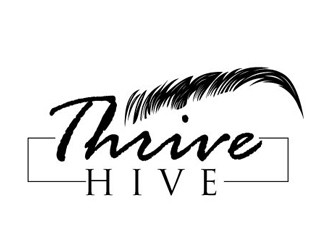 Thrive Hive logo design by shere