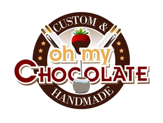 Oh My Chocolate logo design by DreamLogoDesign