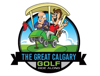 The Great Calgary Golf Ride-Along logo design by Suvendu