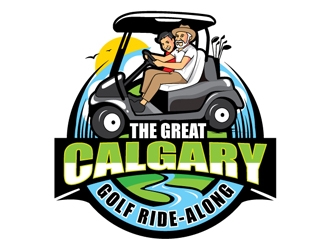 The Great Calgary Golf Ride-Along logo design by shere