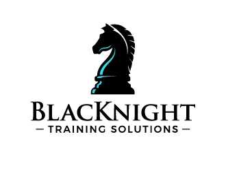 BlacKnight Training Solutions logo design by ORPiXELSTUDIOS