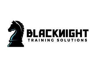 BlacKnight Training Solutions logo design by ORPiXELSTUDIOS