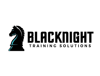 BlacKnight Training Solutions logo design by ORPiXELSTUDIOS