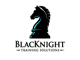 BlacKnight Training Solutions logo design by ORPiXELSTUDIOS