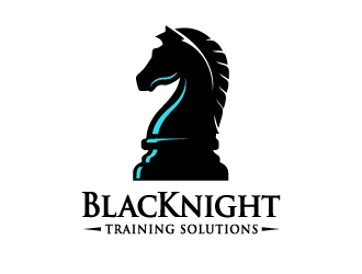 BlacKnight Training Solutions logo design by ORPiXELSTUDIOS