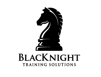 BlacKnight Training Solutions logo design by ORPiXELSTUDIOS