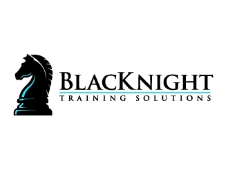 BlacKnight Training Solutions logo design by ORPiXELSTUDIOS