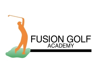Fusion Golf Academy logo design by ElonStark