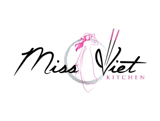 miss viet kitchen logo design by fawadyk