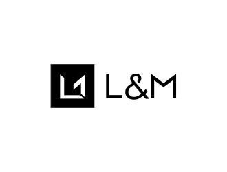 L&M logo design by mashoodpp
