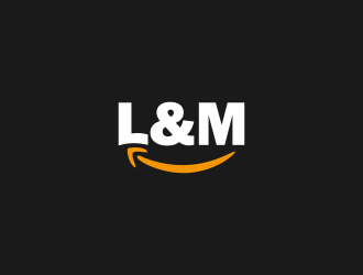 L&M logo design by ubai popi