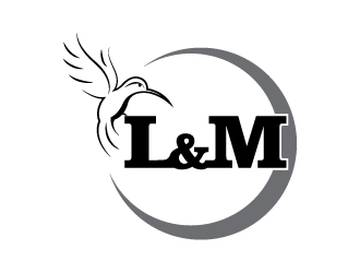 L&M logo design by dshineart