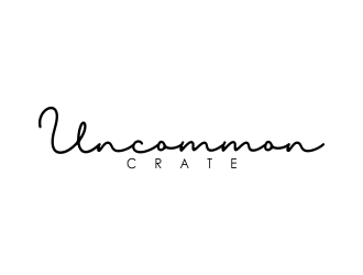 Uncommon crate logo design by giphone