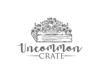 Uncommon crate logo design by Aelius
